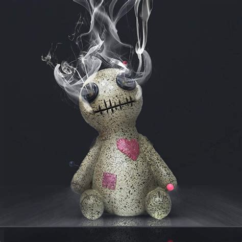 Incense waterfall vodoo doll